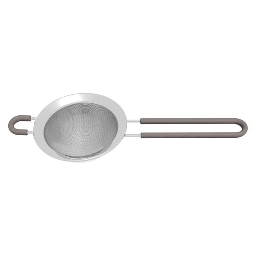 Peneira Tramontina Softta em Aço Inox com Cabo de Polipropileno Cinza 8,8 cm