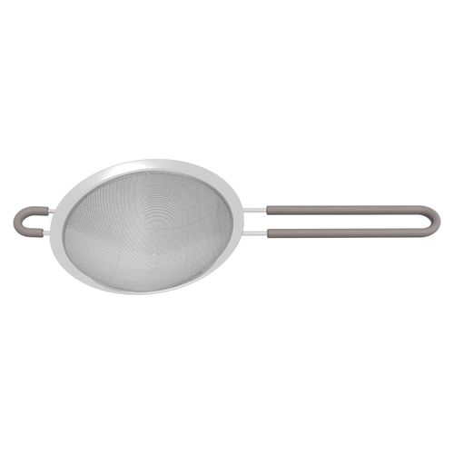 Peneira Tramontina Softta em Aço Inox com Cabo de Polipropileno Cinza 16 cm