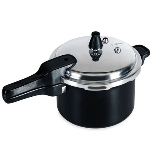 Panela de Pressão Antiaderente Ceramic Life Premium Brinox 4,2 Litros com Indução Preta