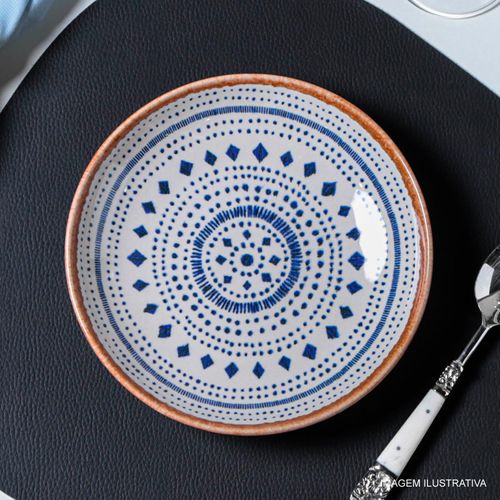 Prato Fundo Coup Stoneware New Asteca Porto Brasil 20,3 cm