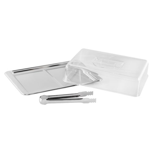 Conjunto para frios Átina Brinox 3 Peças em Aço Inox