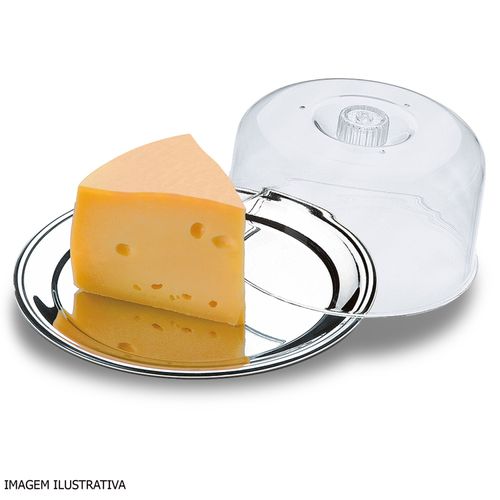 Conjunto para Queijo Petúnia 2 Peças Brinox em Aço Inox