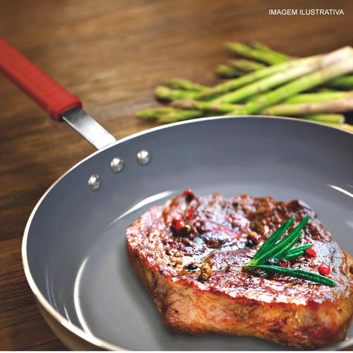 Frigideira Profissional Head Chef Tramontina 32 cm em Alumínio com Revestimento Interno Cerâmico