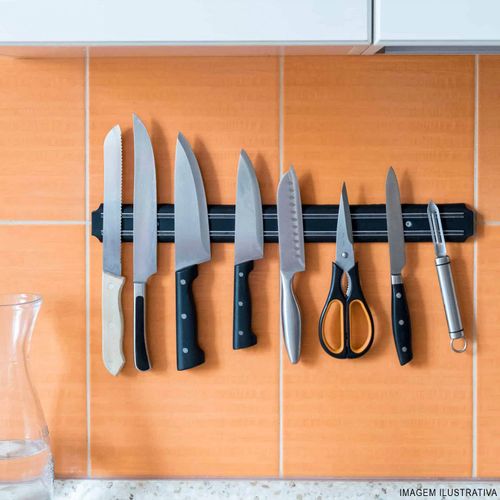 Barra Magnética Multiuso Imperador Brinox 55 cm Preta