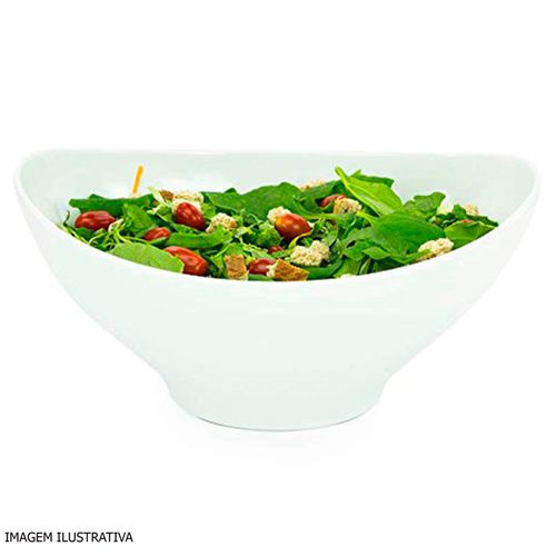 Saladeira Oval Gourmet Mix em Melamina 37 cm