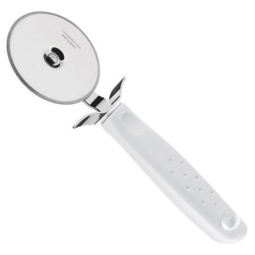 Cortador de Pizza Utilità Tramontina em Aço Inox com Cabo Branco