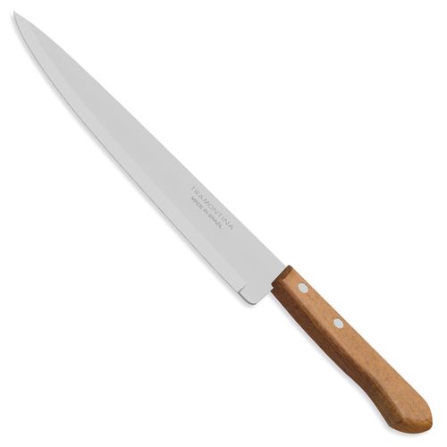 Faca para Carne/Cozinha 9" Dynamic Tramontina em Aço Inox Cabo Madeira