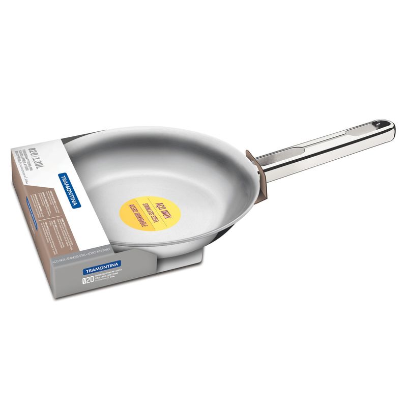 Frigideira_Allegra_Tramontina_em_Ao_Inox_20_cm_com_Fundo_Triplo_13246