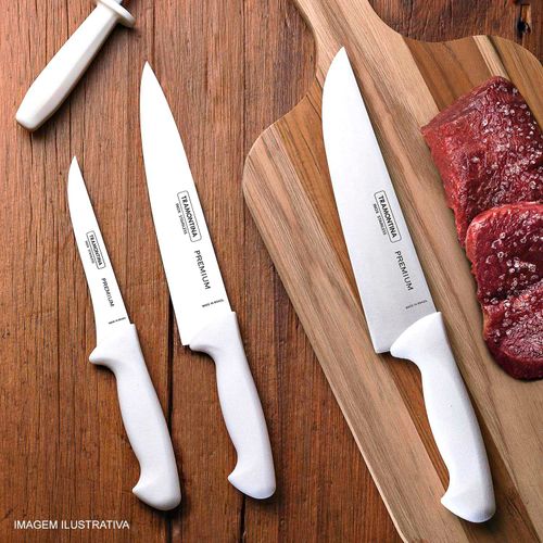 Conjunto de Facas Premium Tramontina em Aço Inox  com 4 Peças