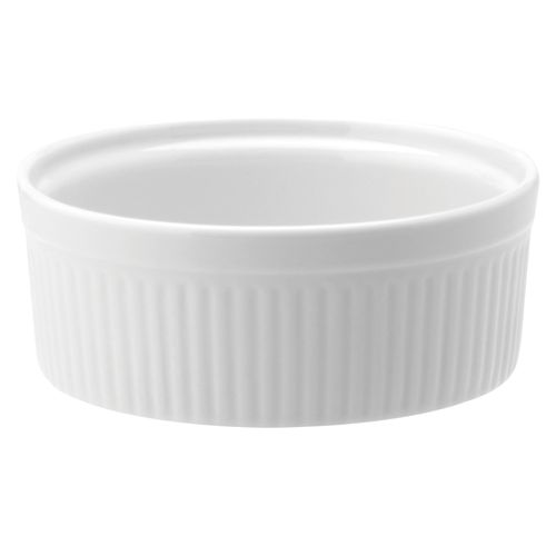 Forma Redonda Canelada Alta Schmidt 850 ml de Porcelana 16,5 cm