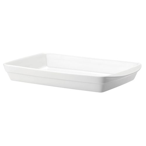Forma Retangular Colorama Schmidt com Alça de Porcelana 40x24,5 cm