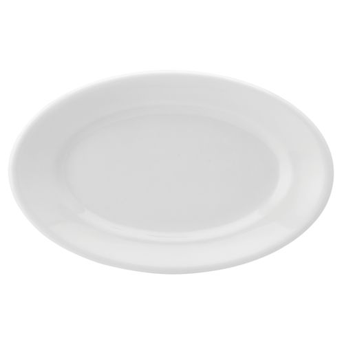 Travessa Rasa Convencional de Porcelana Schmidt 18,5x29 cm