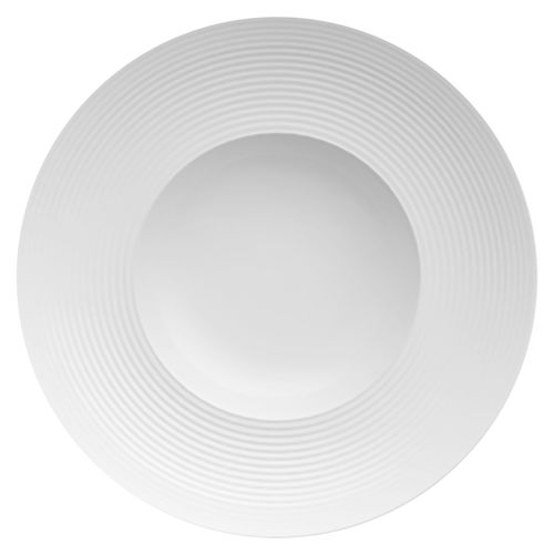 Prato de Apresentação Laguna Germer de Porcelana 25,5 cm