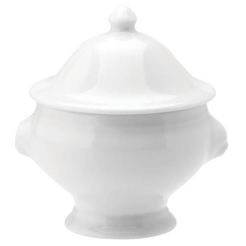 Tigela de Sopa de Porcelana Schmidt 450 ml com Tampa