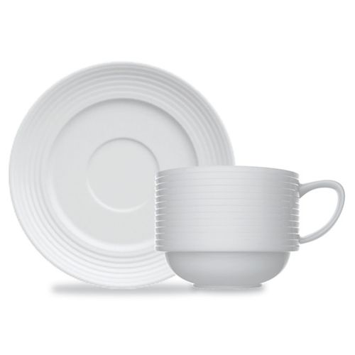 Xícara de Chá Laguna Germer com Pires de Porcelana 240 ml