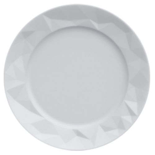 Prato Sobremesa Edros Germer de Porcelana 21,5 cm