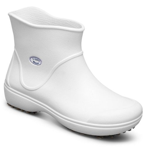 Bota Profissional Light Boot N° 35 Soft Works Branca com Solado Antiderrapante
