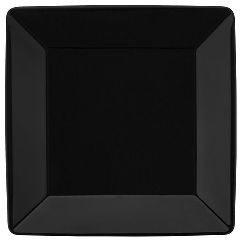 Prato Sobremesa Quartier Preto Quadrado Oxford  20,5 cm