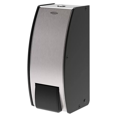Porta Sabonete Líquido e Álcool Gel Decorline Brinox 800 ml em Aço Inox