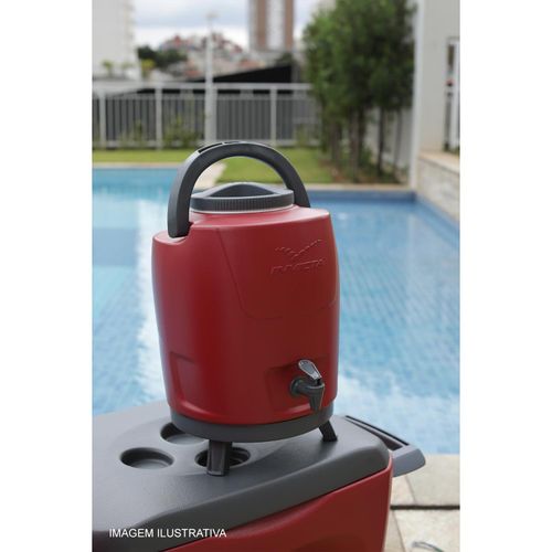 Botijão Térmico Vermelho 9 Litros  Invicta
