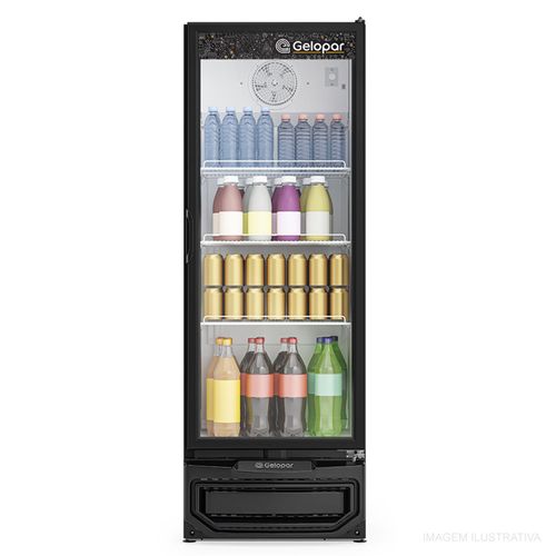 Refrigerador Expositor Vertical GPTU-40 ELPR Gelopar Linha Turmalina 410 Litros 220v