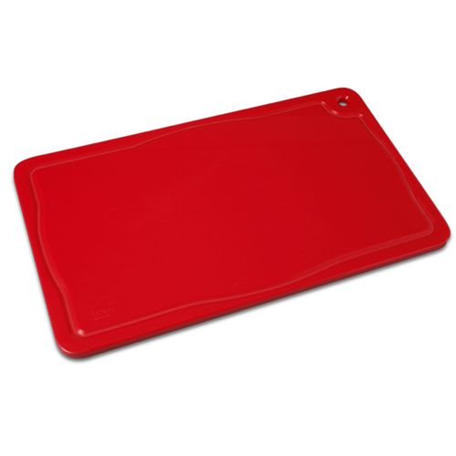 Placa de Corte Vermelha Pronyl com Canaleta 50x30x1,5 cm