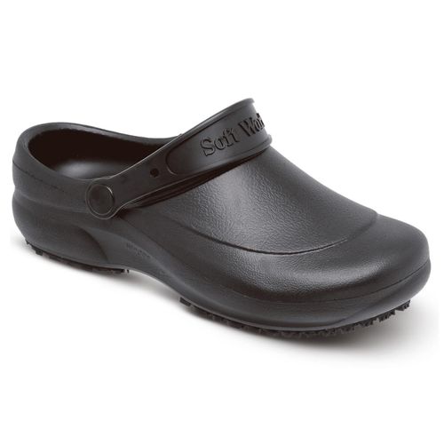 Calçado Profissional Babuche N° 33/34 Soft Works Preto com Solado Antiderrapante