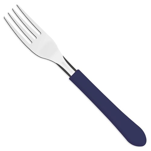 Garfo de Mesa Leme Tramontina em Aço Inox Azul