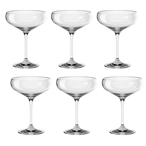 Taça Espumante Fizzy Coquetel Cristal Haus 290 ml com 6 Peças
