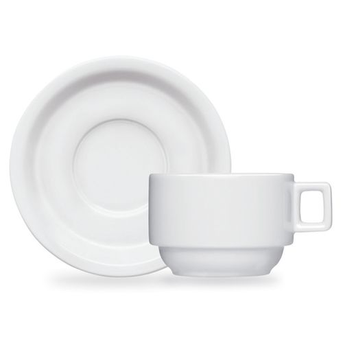 Xícara de Café Hotel Germer com Pires de Porcelana 100 ml