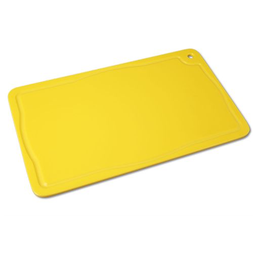 Placa de Corte Amarela Pronyl com Canaleta 50x30x1 cm