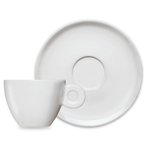 Xícara de Café Itália Germer com Pires de Porcelana 75 ml