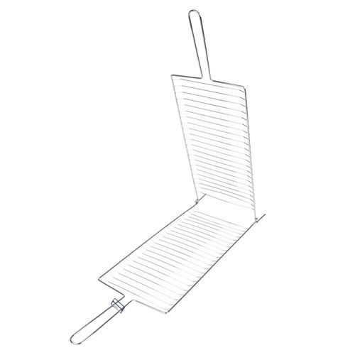 Grelha Super Grill  em Aço Cromado 81,5x26,5 cm Mor