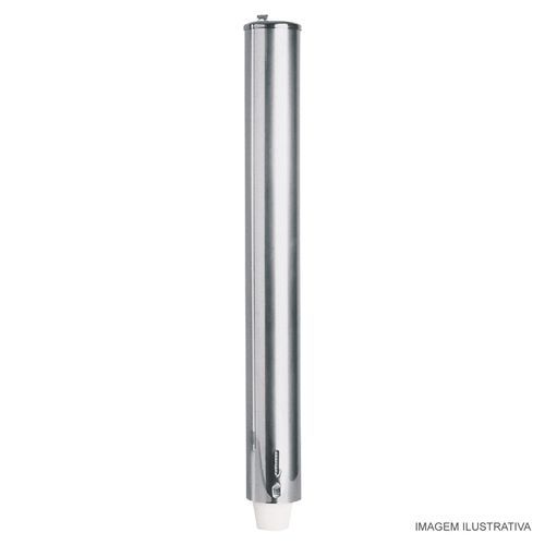 Dispenser para Copo Descartável Café em Aço Inox Globo