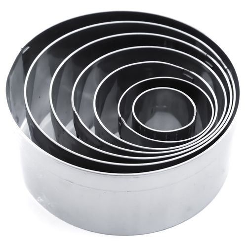 Jogo de Cortador de Redondo em Aço Inox com 7 Peças Doupan