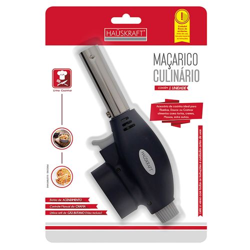 Maçarico Portátil Hauskraft com Controle Manual