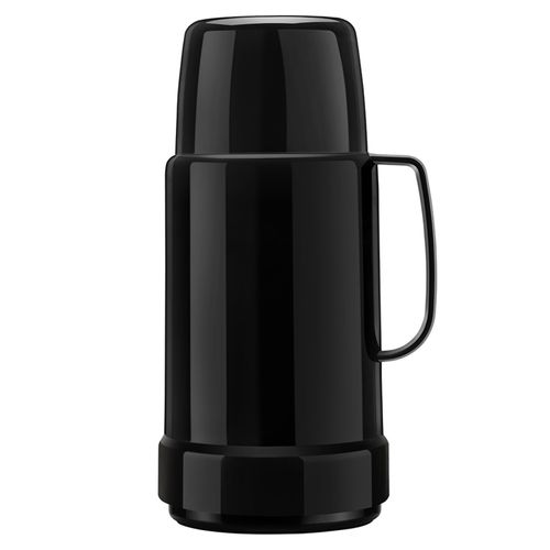 Garrafa Térmica GLT de Rosca Preta 500 ml Invicta