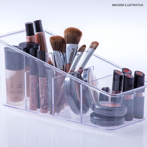 Organizador Multiuso Diamond com Divisórias 27x13x13 cm Paramount