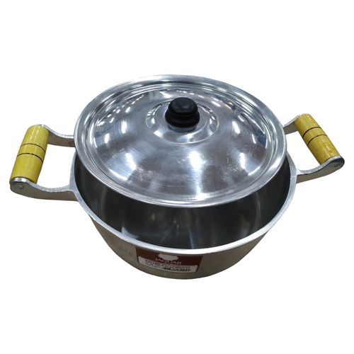 Caçarola em Alumínio Fundido 2,6 Litros com Alça de Madeira 22 cm Jaguar