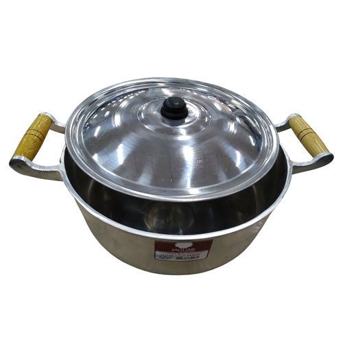 Caçarola em Alumínio Fundido 5,4 Litros com Alça de Madeira 28 cm Jaguar