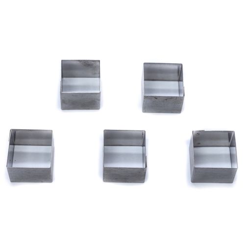 Cortador Petit Four Mini Quadrado em Aço Inox Doupan