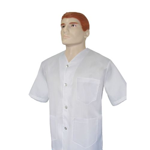 Jaleco em Tergal Branco 71x45 cm Lamare