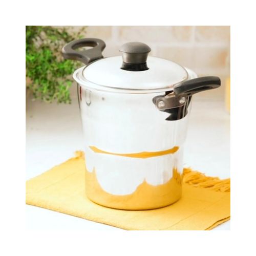 Cuscuzeiro Plaza Hércules 16 cm em Aço Inox