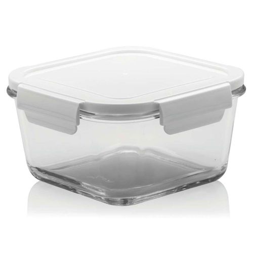Pote Quadrado Click OU 870 ml Branco