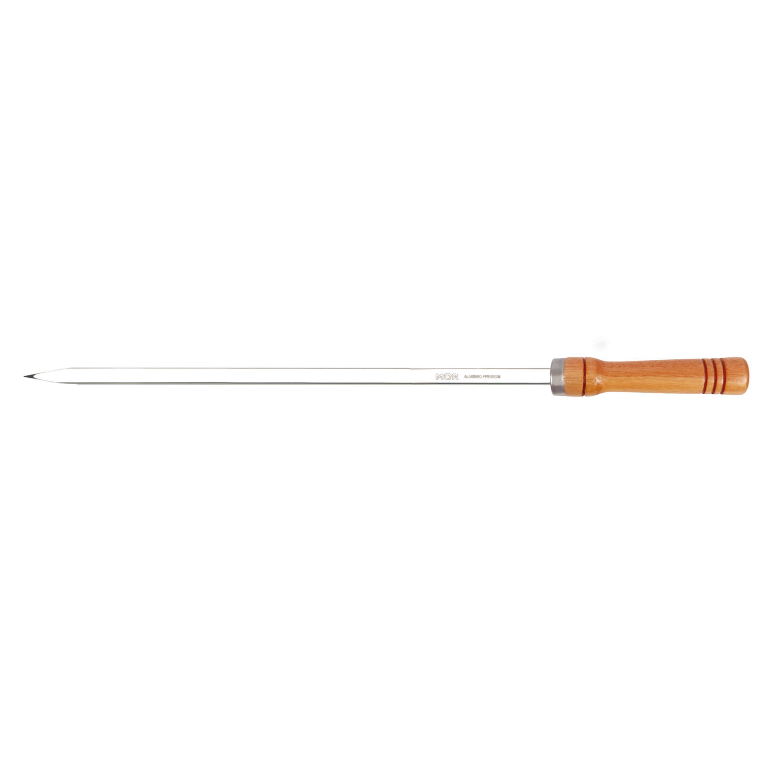 Espeto Simples para Churrasco em Alumínio 80 cm Mor