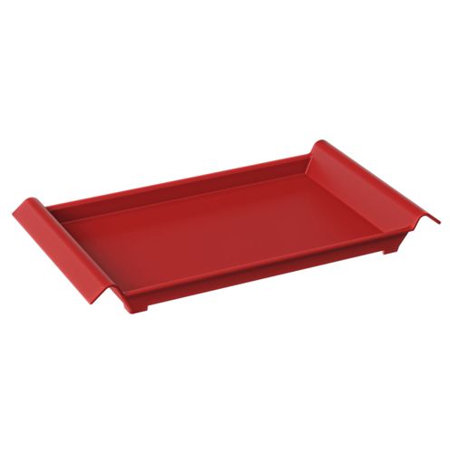 Bandeja Casual Coza Pequena Vermelha 34x19 cm