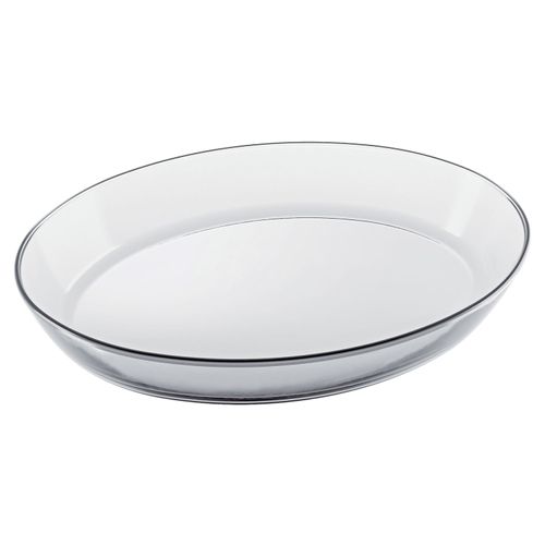 Assadeira Oval Opaline Marinex 24,5x15 cm Branca
