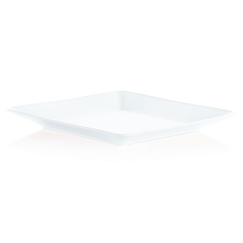 Prato para Lanche Quadrado OU 17x17 cm Branco