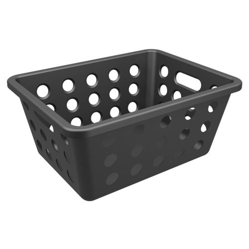 Cesta Organizadora Multiuso Coza Preta 8,2x14,2x18,6 cm