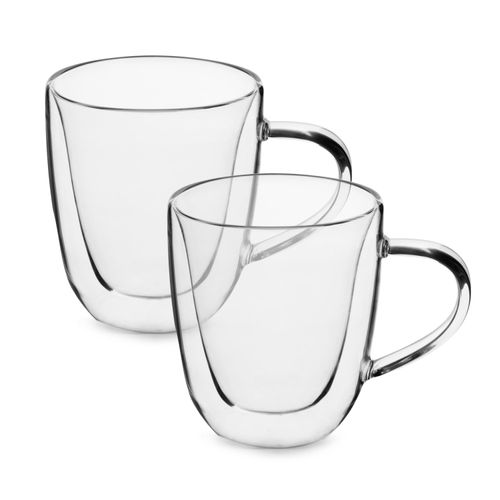 Conjunto de 2 Xícaras para Café Mimo Style com Parede Dupla Borossilicato 200 ml